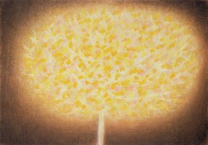(oliepastel op doek) door Peter Davidson